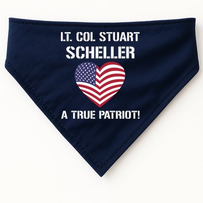 Lt. Col. Stuart Scheller A True Patriot USA-Made Doggie Bandana