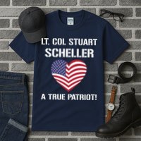 Lt. Col. Stuart Scheller A True Patriot Tall T-Shirt