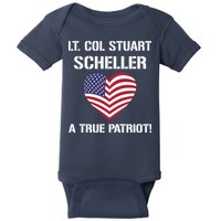 Lt. Col. Stuart Scheller A True Patriot Baby Bodysuit