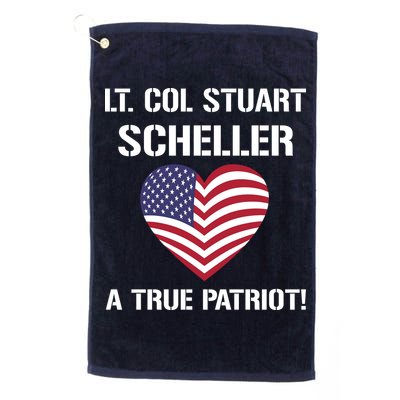 Lt. Col. Stuart Scheller A True Patriot Golf Towel