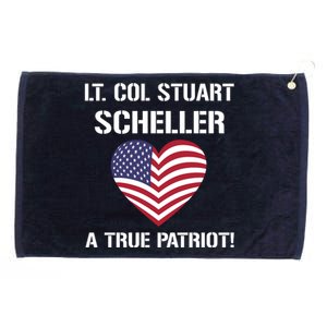 Lt. Col. Stuart Scheller A True Patriot Grommeted Golf Towel