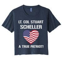 Lt. Col. Stuart Scheller A True Patriot Crop Top