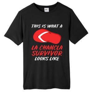 La Chancla Survivor Funny Family Humor Gift Tall Fusion ChromaSoft Performance T-Shirt