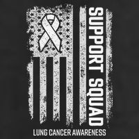 Lung Cancer Support Squad Lung Cancer Awareness 11oz C Handle Ceramic Mug