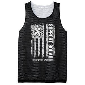 Lung Cancer Support Squad Lung Cancer Awareness Mesh Reversible Basketball Jersey Tank