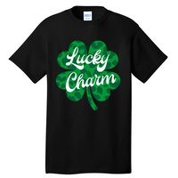 Lucky Charm St Patricks Day - Lucky Irish - Leopard Shamrock Tall T-Shirt