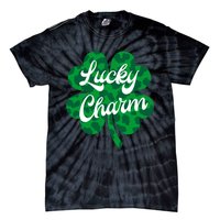 Lucky Charm St Patricks Day - Lucky Irish - Leopard Shamrock Tie-Dye T-Shirt