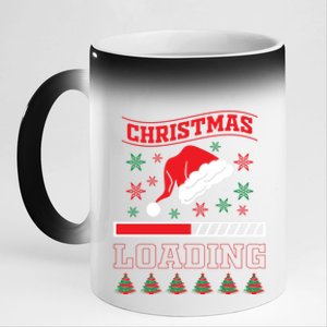 Loading Christmas Spirit Please Wait Xmas Video Games Lover Meaningful Gift 11oz Black Color Changing Mug