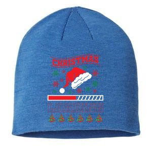 Loading Christmas Spirit Please Wait Xmas Video Games Lover Meaningful Gift Sustainable Beanie