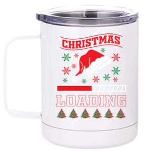 Loading Christmas Spirit Please Wait Xmas Video Games Lover Meaningful Gift 12 oz Stainless Steel Tumbler Cup