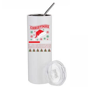 Loading Christmas Spirit Please Wait Xmas Video Games Lover Meaningful Gift Stainless Steel Tumbler