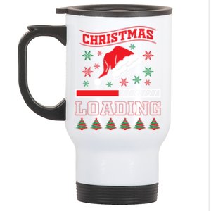 Loading Christmas Spirit Please Wait Xmas Video Games Lover Meaningful Gift Stainless Steel Travel Mug