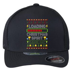 Loading Christmas Spirit Xmas Video Gamer Holiday Gaming Flexfit Unipanel Trucker Cap