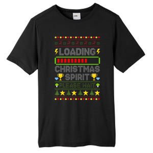 Loading Christmas Spirit Xmas Video Gamer Holiday Gaming Tall Fusion ChromaSoft Performance T-Shirt