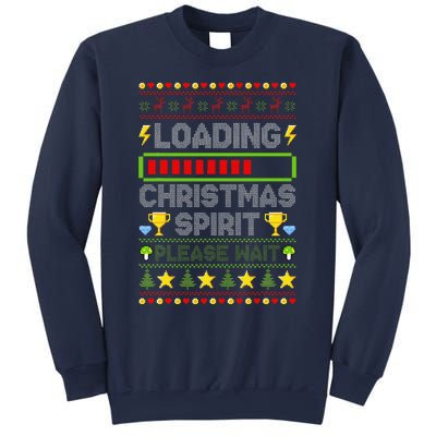 Loading Christmas Spirit Xmas Video Gamer Holiday Gaming Sweatshirt