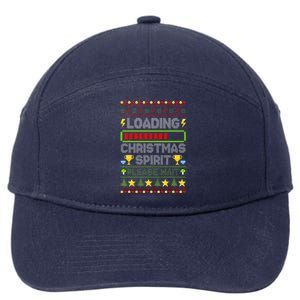 Loading Christmas Spirit Xmas Video Gamer Holiday Gaming 7-Panel Snapback Hat