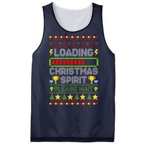 Loading Christmas Spirit Xmas Video Gamer Holiday Gaming Mesh Reversible Basketball Jersey Tank