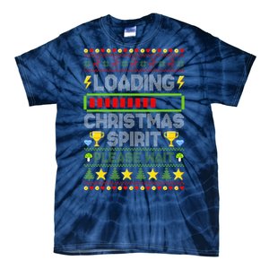 Loading Christmas Spirit Xmas Video Gamer Holiday Gaming Tie-Dye T-Shirt