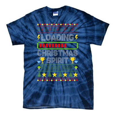 Loading Christmas Spirit Xmas Video Gamer Holiday Gaming Tie-Dye T-Shirt