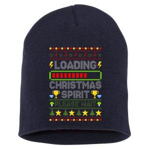 Loading Christmas Spirit Xmas Video Gamer Holiday Gaming Short Acrylic Beanie