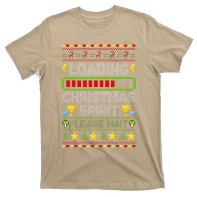 Loading Christmas Spirit Xmas Video Gamer Holiday Gaming T-Shirt