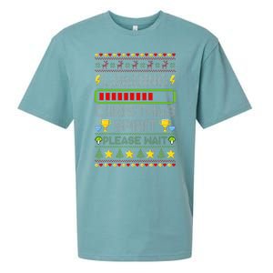 Loading Christmas Spirit Xmas Video Gamer Holiday Gaming Sueded Cloud Jersey T-Shirt