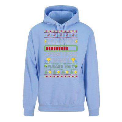 Loading Christmas Spirit Xmas Video Gamer Holiday Gaming Unisex Surf Hoodie