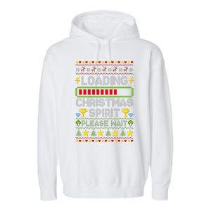 Loading Christmas Spirit Xmas Video Gamer Holiday Gaming Garment-Dyed Fleece Hoodie