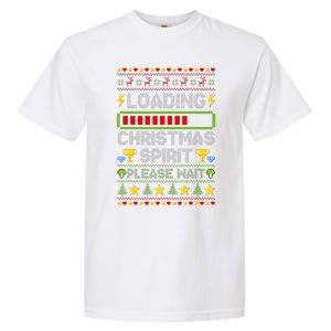 Loading Christmas Spirit Xmas Video Gamer Holiday Gaming Garment-Dyed Heavyweight T-Shirt