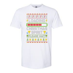 Loading Christmas Spirit Xmas Video Gamer Holiday Gaming Softstyle CVC T-Shirt