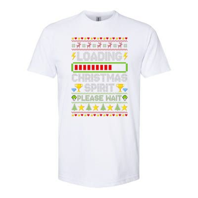 Loading Christmas Spirit Xmas Video Gamer Holiday Gaming Softstyle CVC T-Shirt