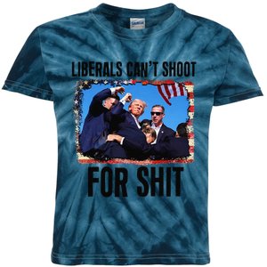 Liberals CanT School For Shit 2024 Kids Tie-Dye T-Shirt