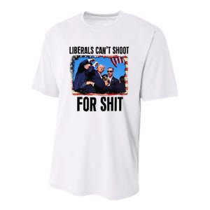 Liberals CanT School For Shit 2024 Youth Performance Sprint T-Shirt