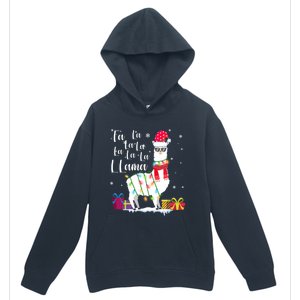 Llama Christmas Sweater Falala Lama Funny Xmas Urban Pullover Hoodie