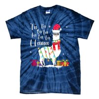 Llama Christmas Sweater Falala Lama Funny Xmas Tie-Dye T-Shirt