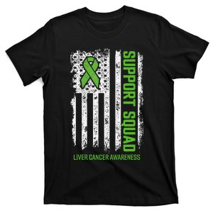 Liver Cancer Support Squad Liver Cancer Awareness T-Shirt