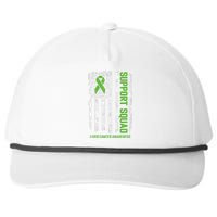 Liver Cancer Support Squad Liver Cancer Awareness Snapback Five-Panel Rope Hat