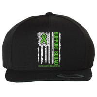 Liver Cancer Support Squad Liver Cancer Awareness Wool Snapback Cap