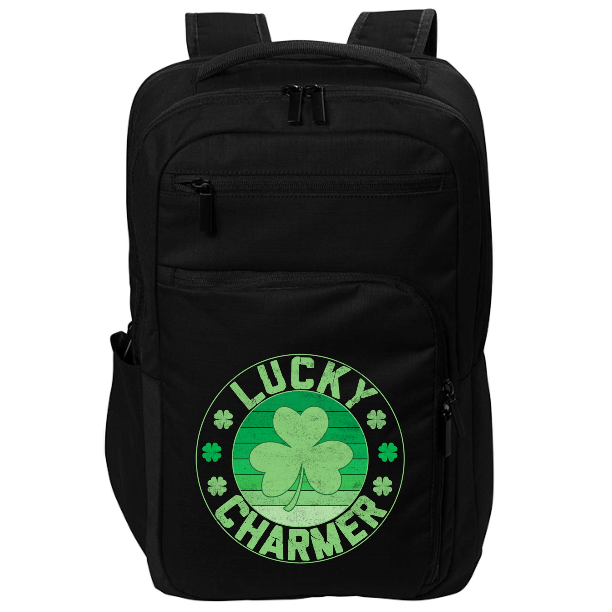 Lucky Charmer St Patricks Graphic Gift Impact Tech Backpack
