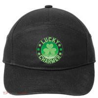 Lucky Charmer St Patricks Graphic Gift 7-Panel Snapback Hat