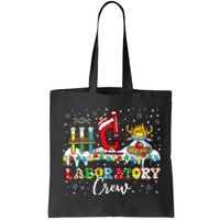 Laboratory Crew Santa Hat Laboratory Tech Christmas Tote Bag