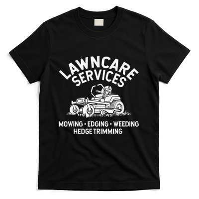 Lawn Care Services Zero Turn Mower T-Shirt