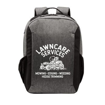 Lawn Care Services Zero Turn Mower Vector Backpack