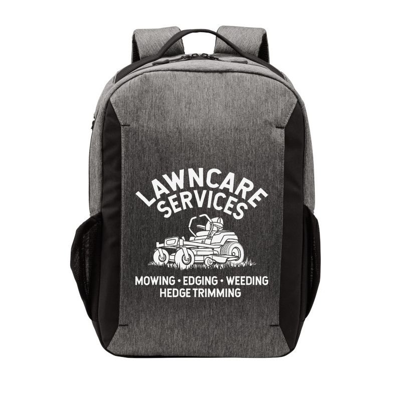 Lawn Care Services Zero Turn Mower Vector Backpack