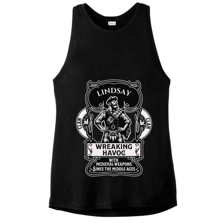 Lindsay Clan Scottish Havoc Gaelic Games Ladies PosiCharge Tri-Blend Wicking Tank
