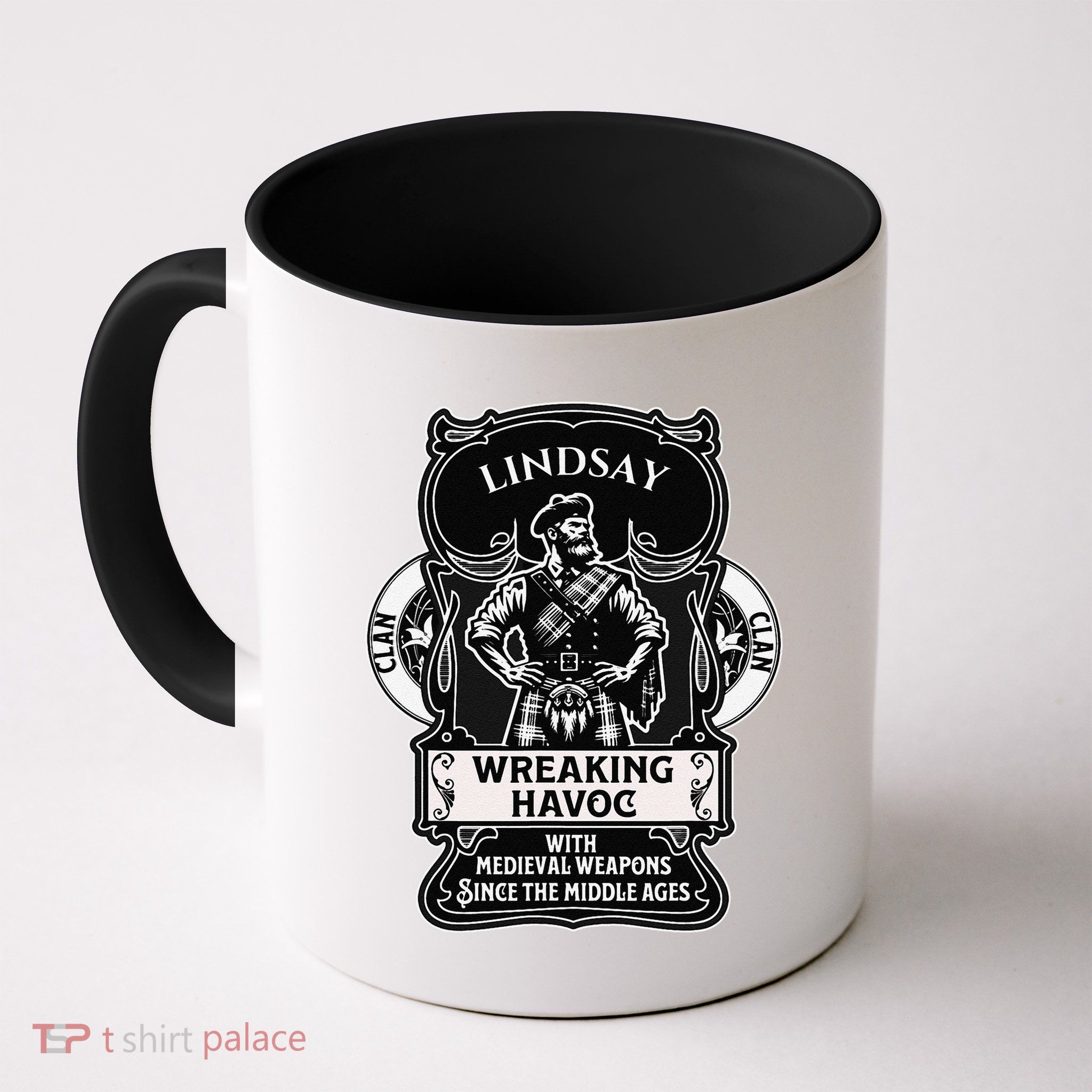 Lindsay Clan Scottish Havoc Gaelic Games Mug
