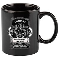 Lindsay Clan Scottish Havoc Gaelic Games 11oz C Handle Ceramic Mug