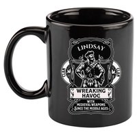 Lindsay Clan Scottish Havoc Gaelic Games 11oz C Handle Ceramic Mug