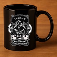 Lindsay Clan Scottish Havoc Gaelic Games 11oz C Handle Ceramic Mug