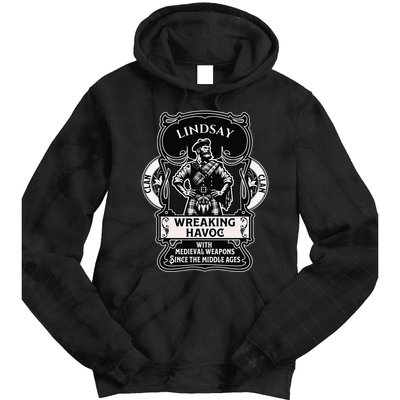 Lindsay Clan Scottish Havoc Gaelic Games Tie Dye Hoodie
